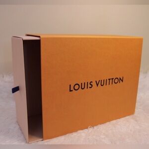 Authentic Louis Vuitton sliding shoe box